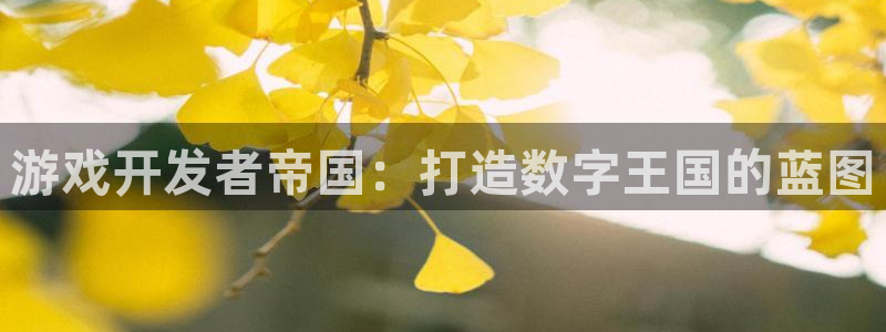 沐鸣娱乐2手机下载官网：游戏开发者帝国：打造数字王国的蓝图